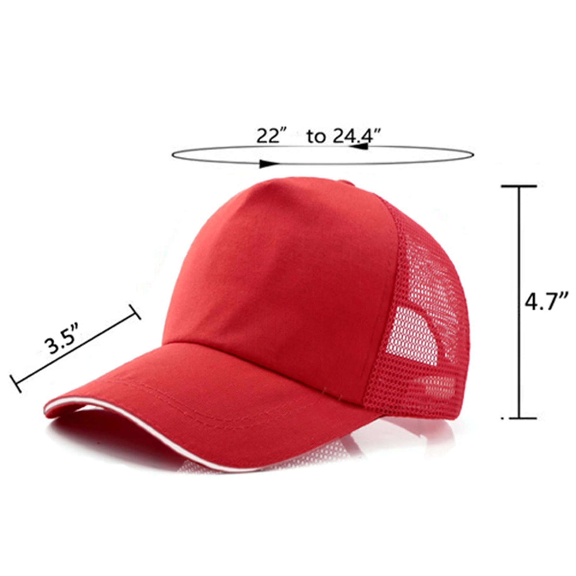 Adjustable Mesh Back Baseball Cap MOQ100pcs 2