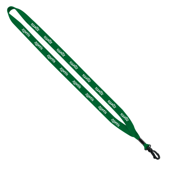 1/2" Polyester Lanyard with Plastic Swivel Snap Hook 22