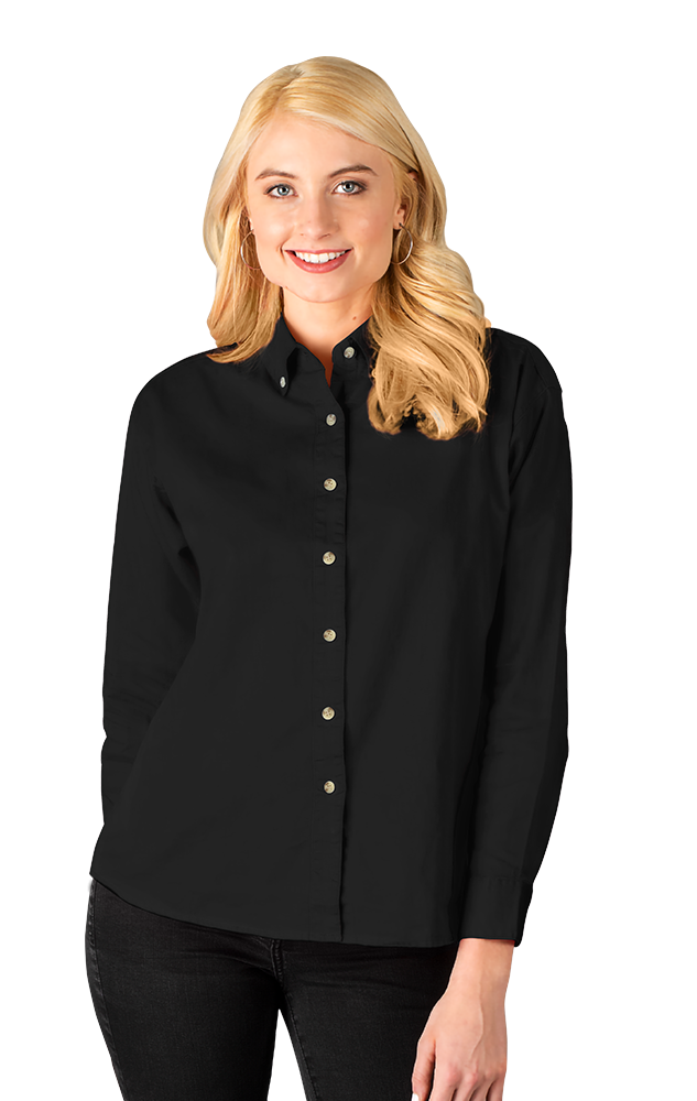 Ladies' L/S 100% Cotton Twill Shirt 11