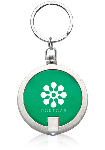 Round LED Keychains 2