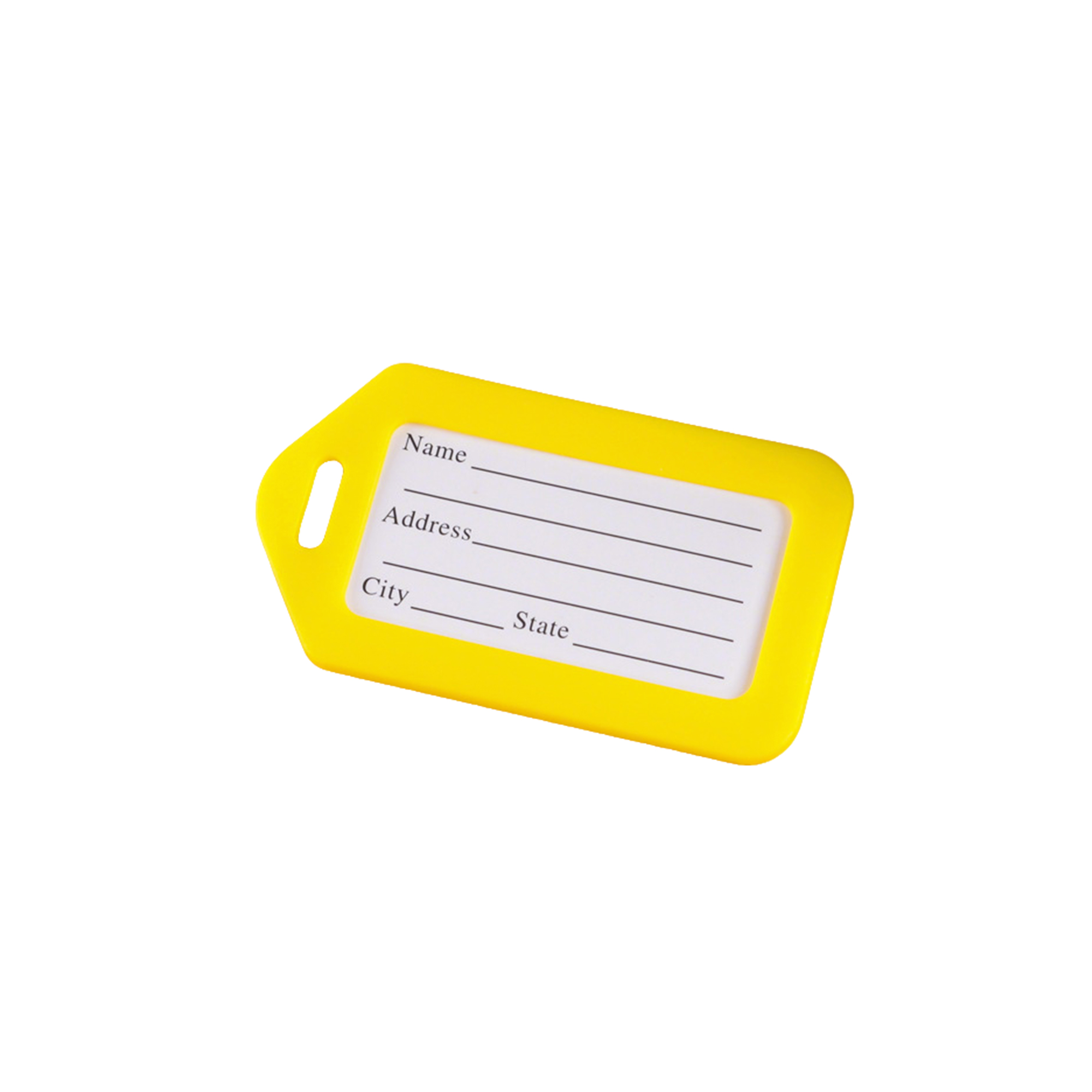Rigid Plastic Travel Luggage Identification Tag 10