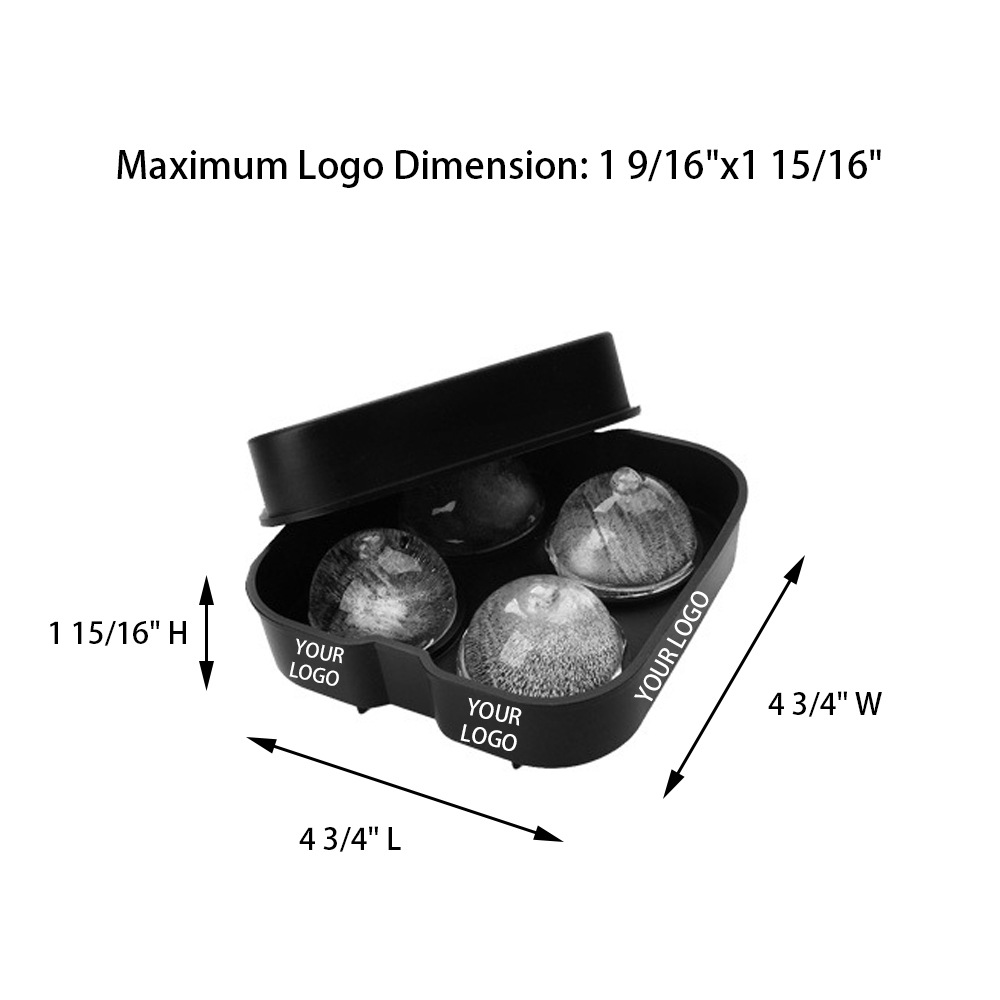 Reusable Sphere Ice Ball Maker with Lid Mold 2