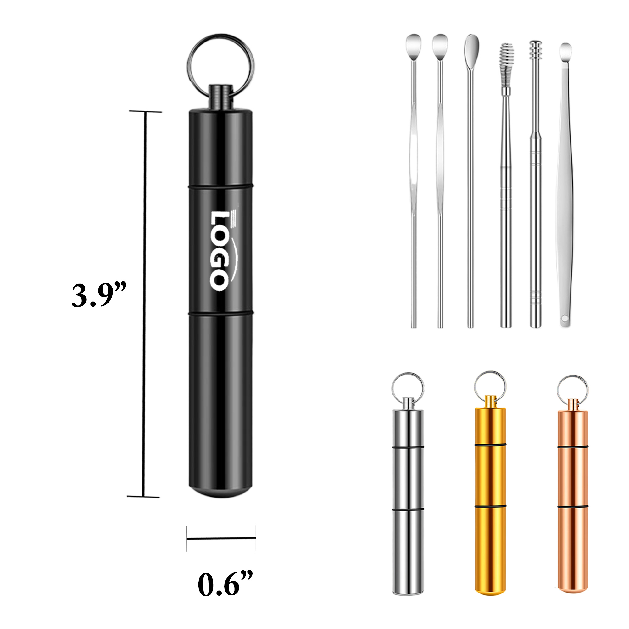 Stainless Steel Ear Care 6pc Kit 3