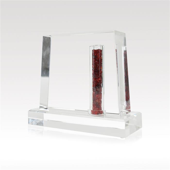 Vault Crystal Award - Customizable Encased Design 8