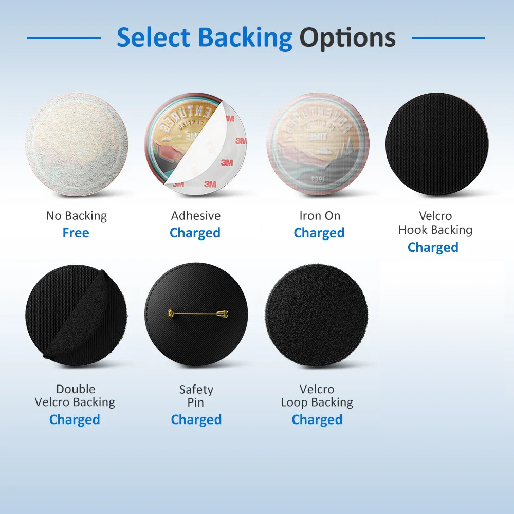 6.5" Custom Dye Sublimated Printed Logo Patches 9