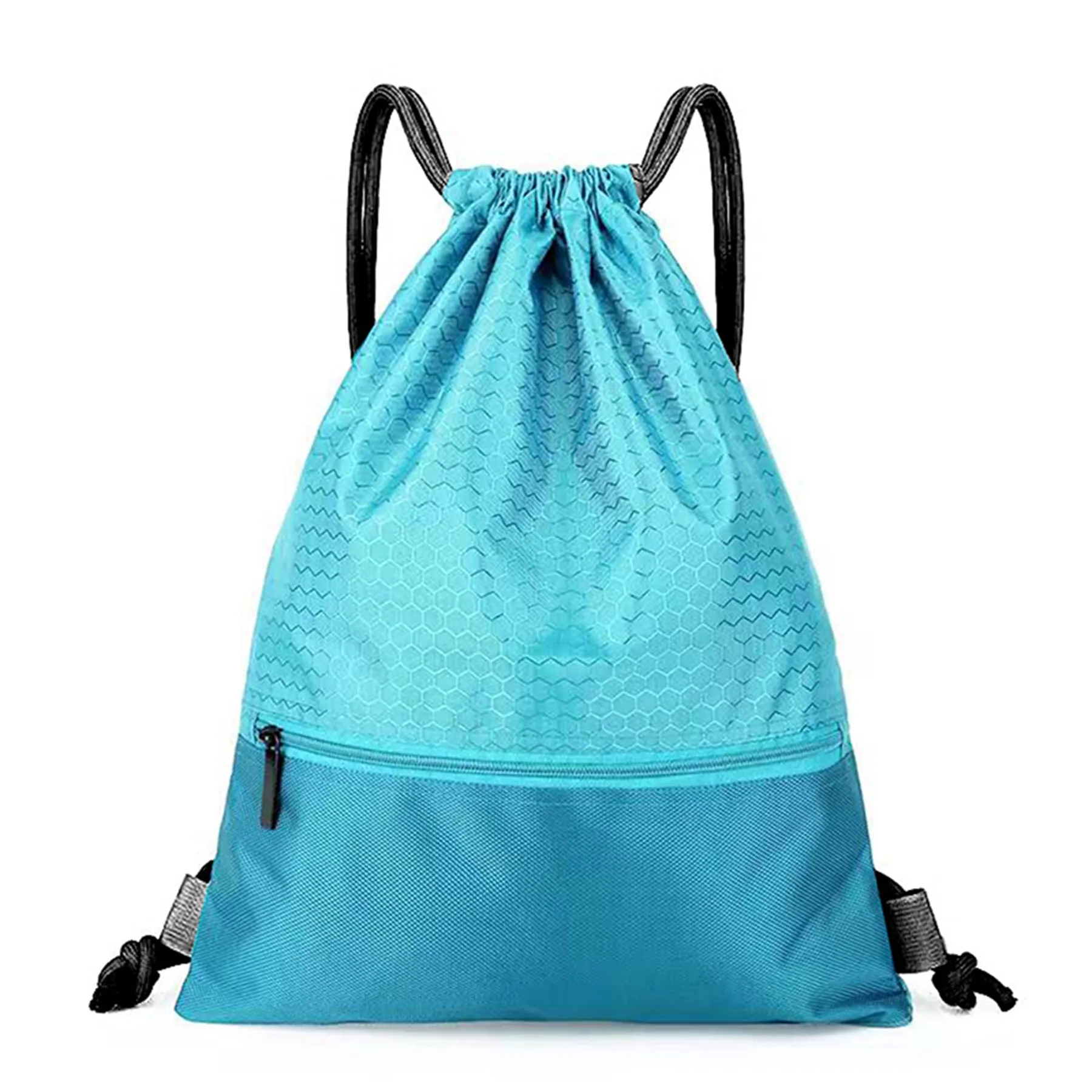 Drawstring Backpacks with Front Pocket 1