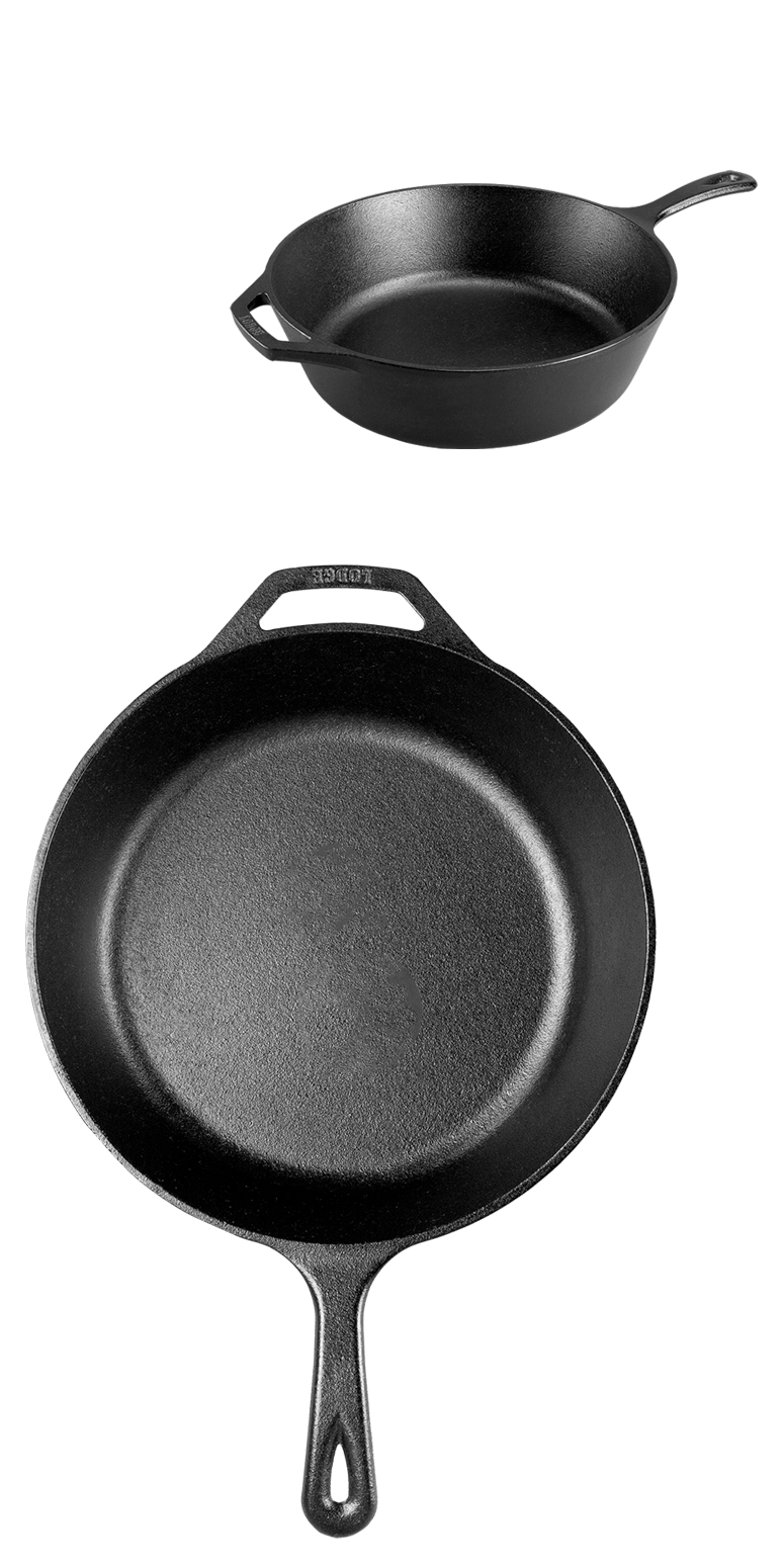 Lodge® 12” / 5 Qt Cast Iron Deep Skillet 3