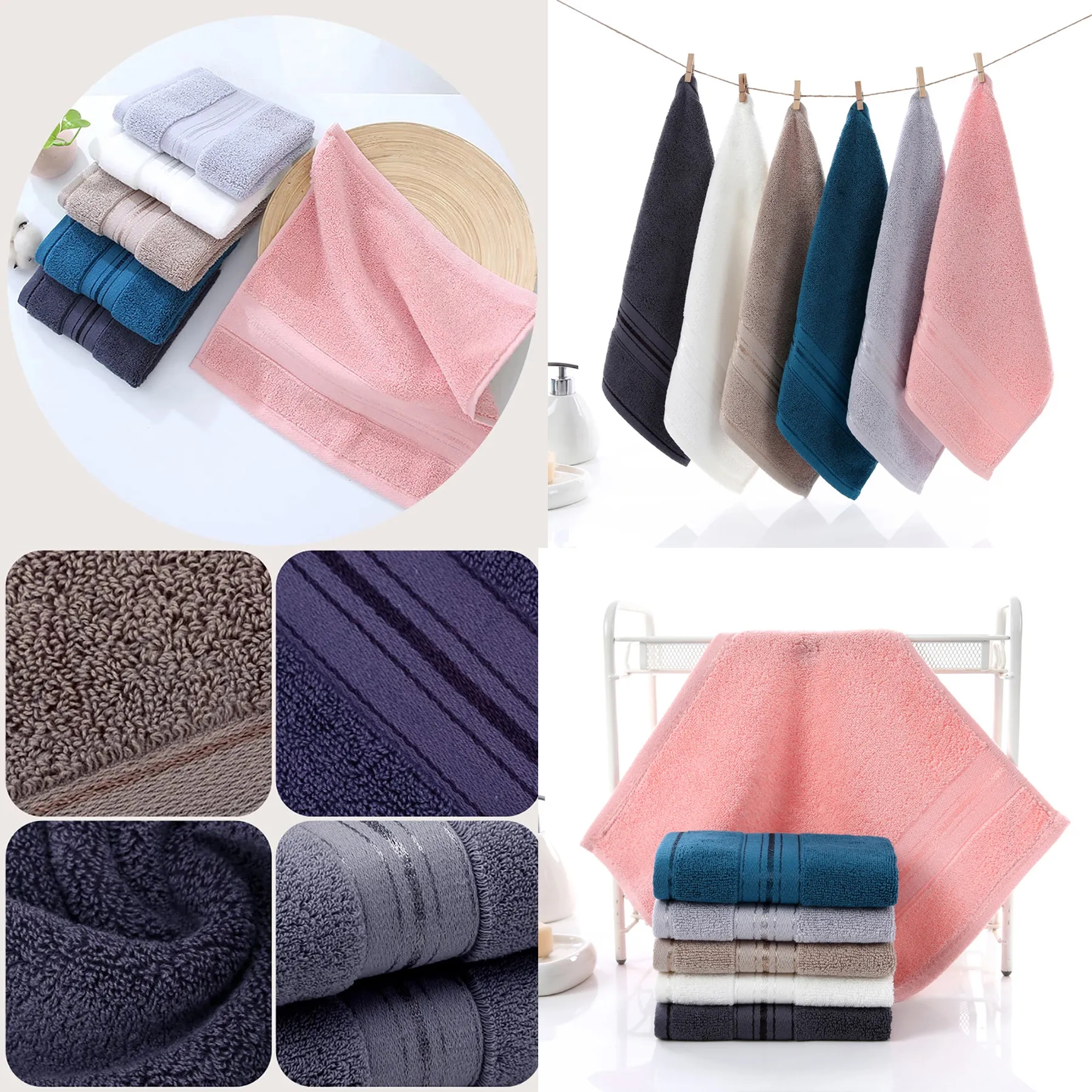 Lightweight Super Soft Cotton Bath Towels 2