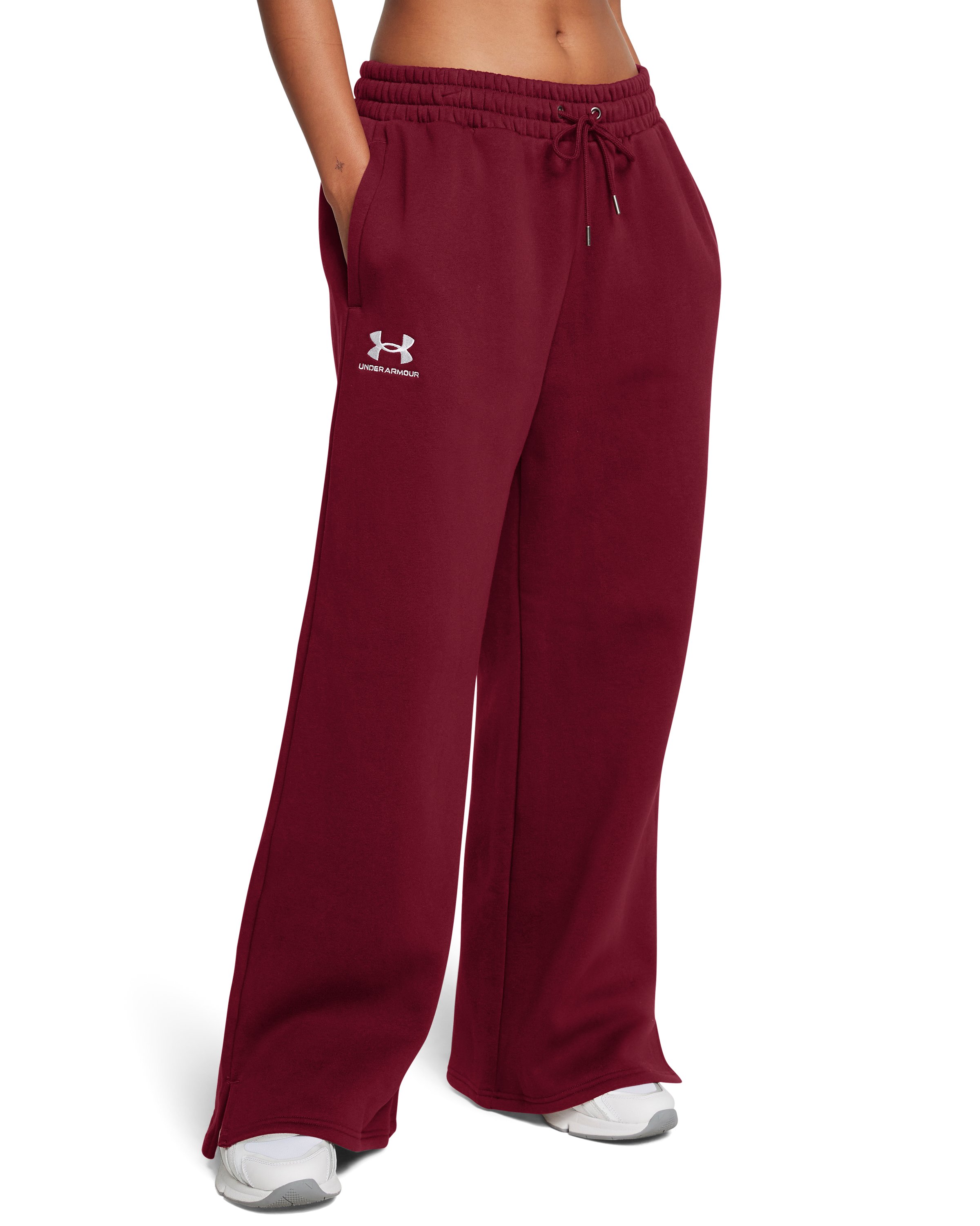 UA Icon Fleece Women's Wide Leg Pants 9