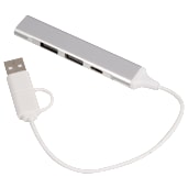 Aluminum 4-Port USB-A and C Hub 11