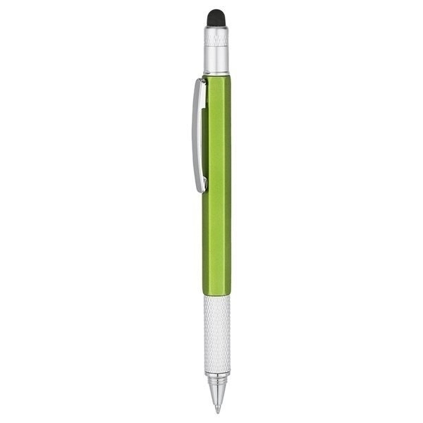 6-in-1 Stylus Twist Tool Pen- Plastic barrel 2