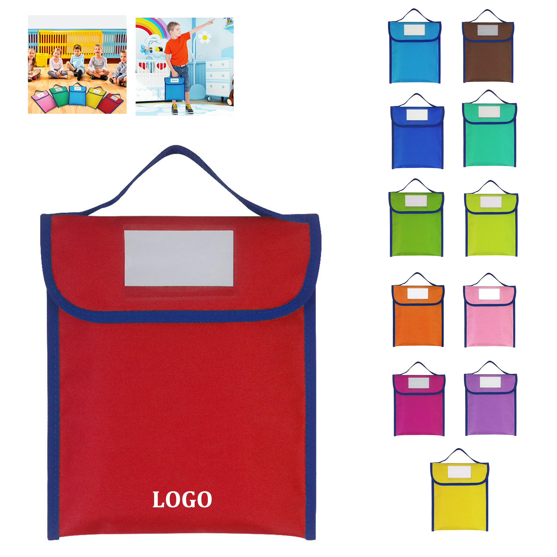 Nylon Book Pouch Bag 6