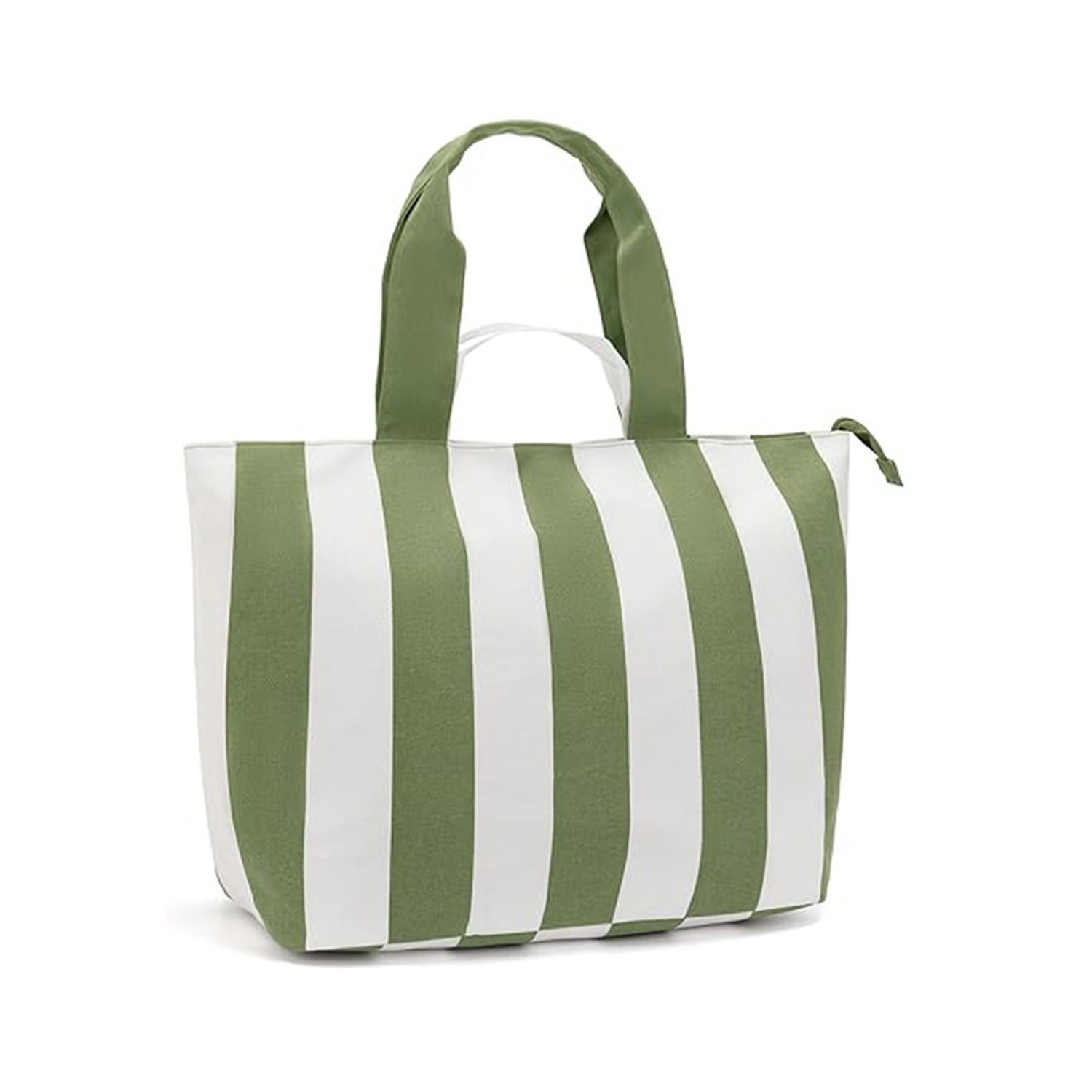 50L Large Capacity Canvas Zipper Beach Tote Bag 2