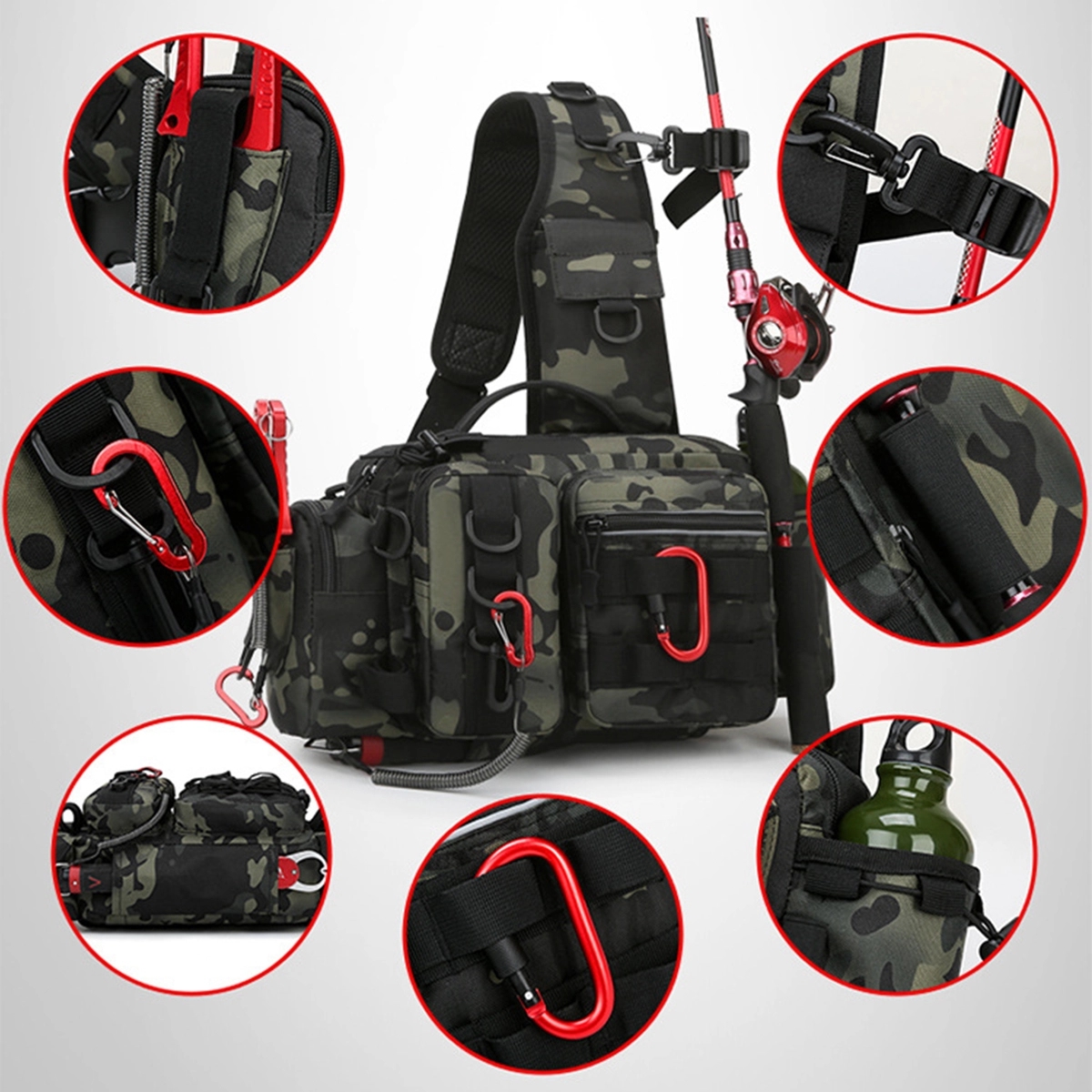 Rod Holder Fishing Tackle Bag 5