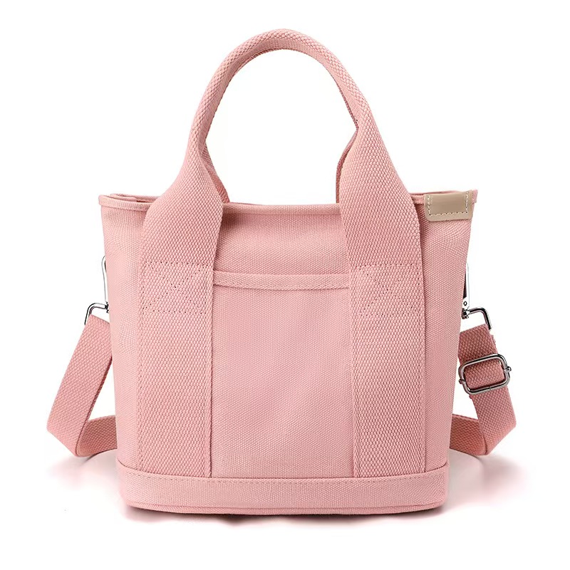 Versatile Canvas Tote Bag With Shoulder Strap For Teenager & College 9