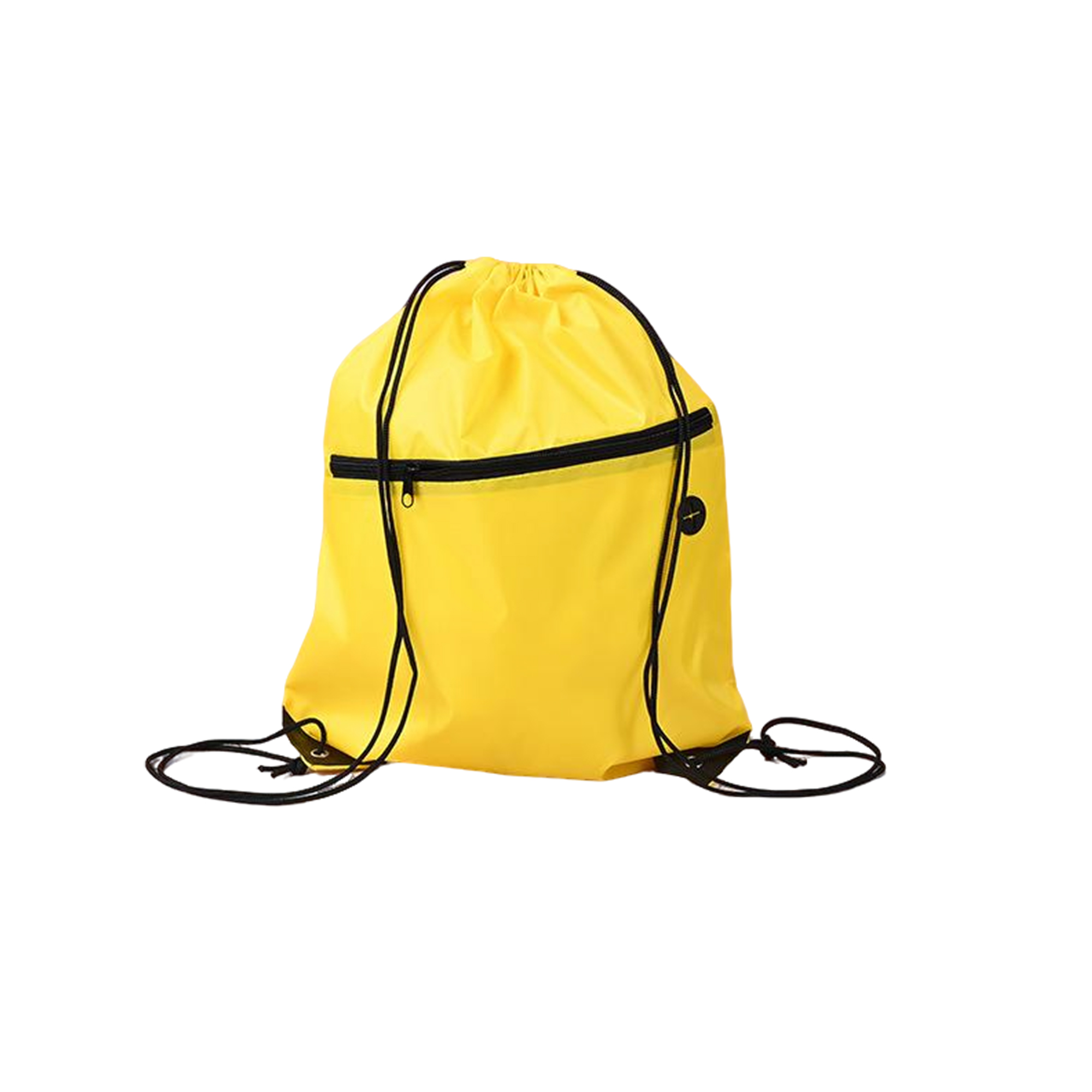 Nylon Drawstring Backpack With Front Compartment 2