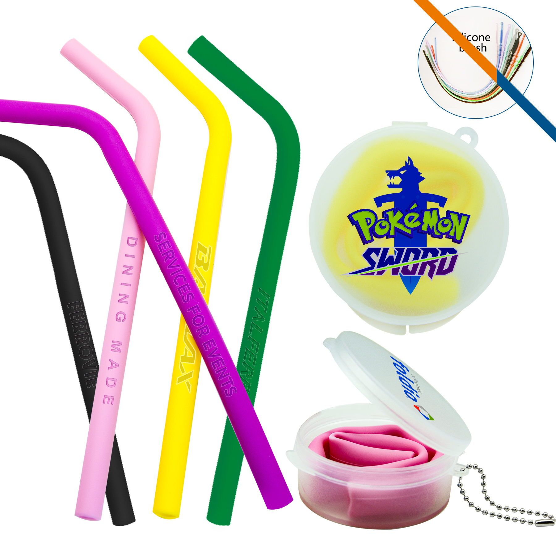 Coastal Silicone Straws 4