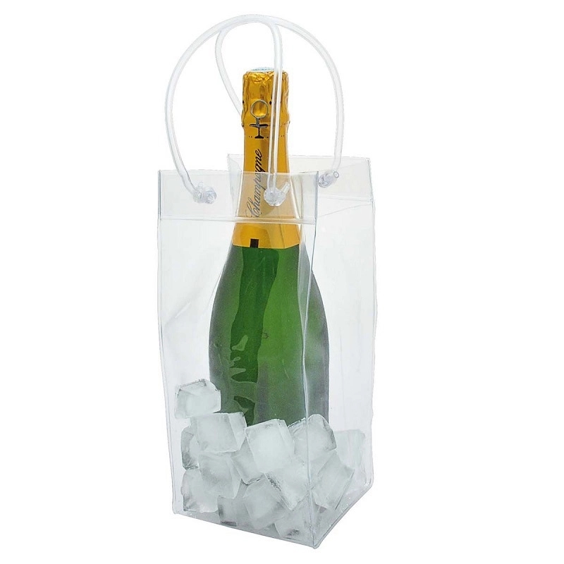 PVC Portable Clear Wine Ice Bag 3