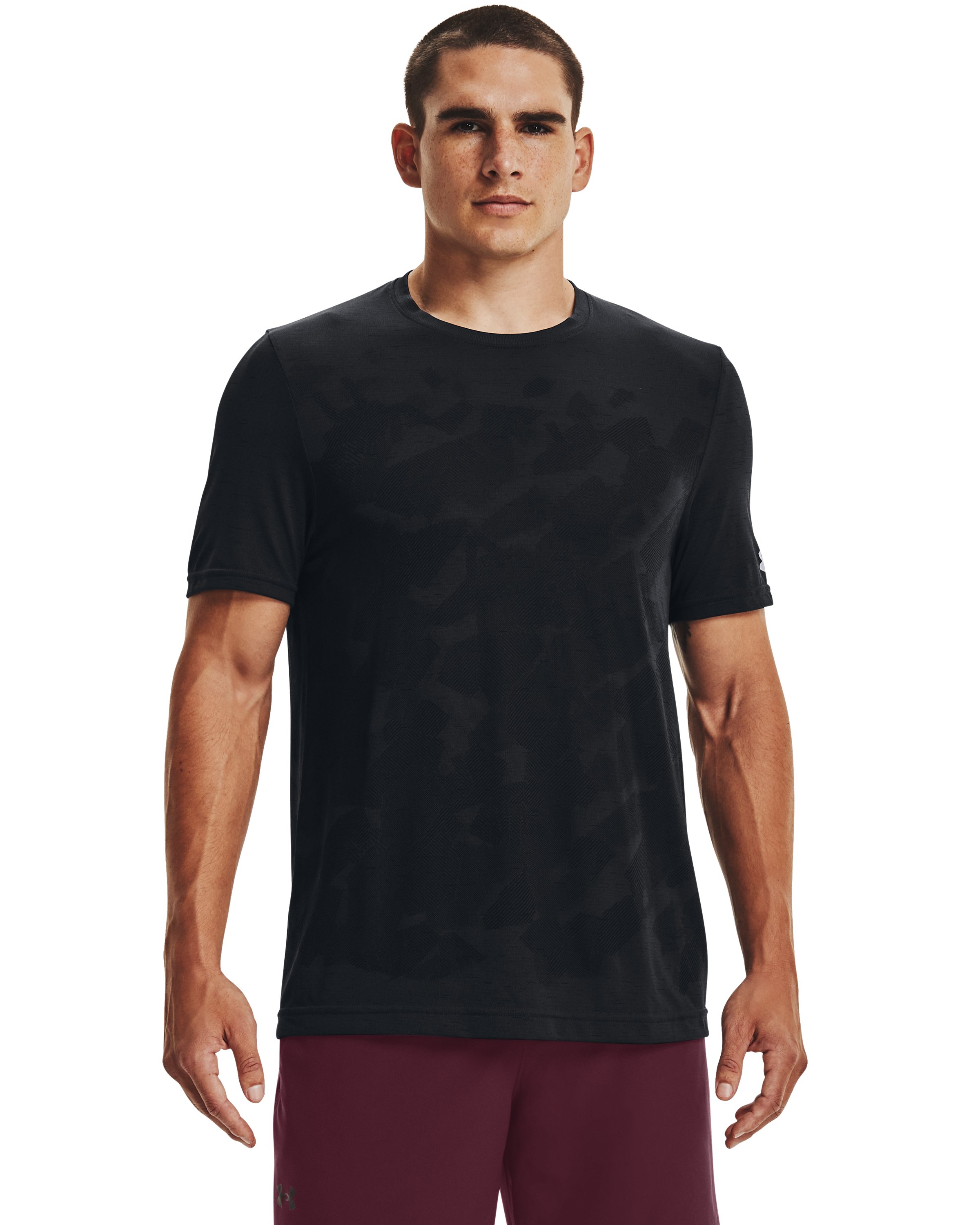 Men's UA Seamless Camouflage Short Sleeve 6