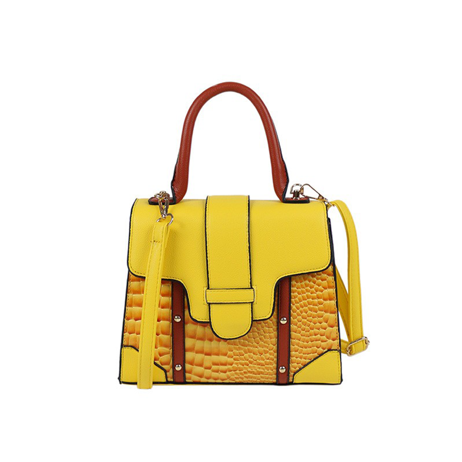 Pu Leather Hand-Held Messenger Bag 11