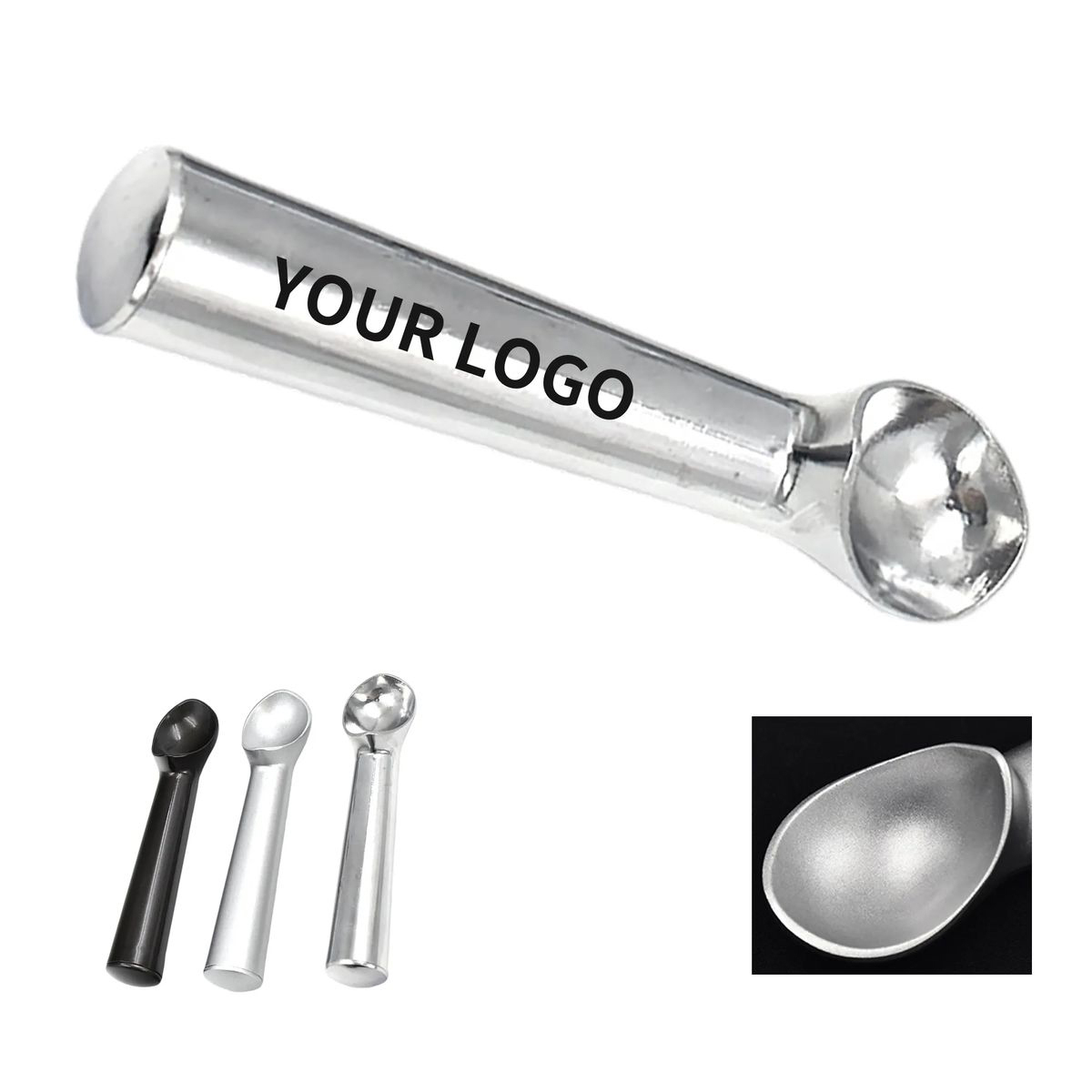 Aluminum Dessert Scoop for Ice Cream and Fruit 2