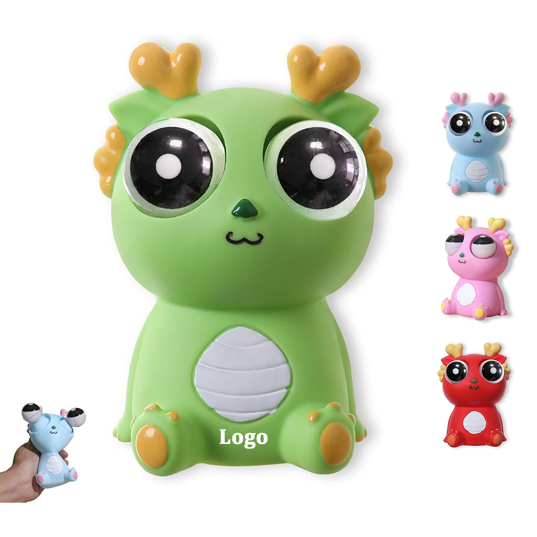 Pop-Out Eye Dragon Squeeze Toy 2