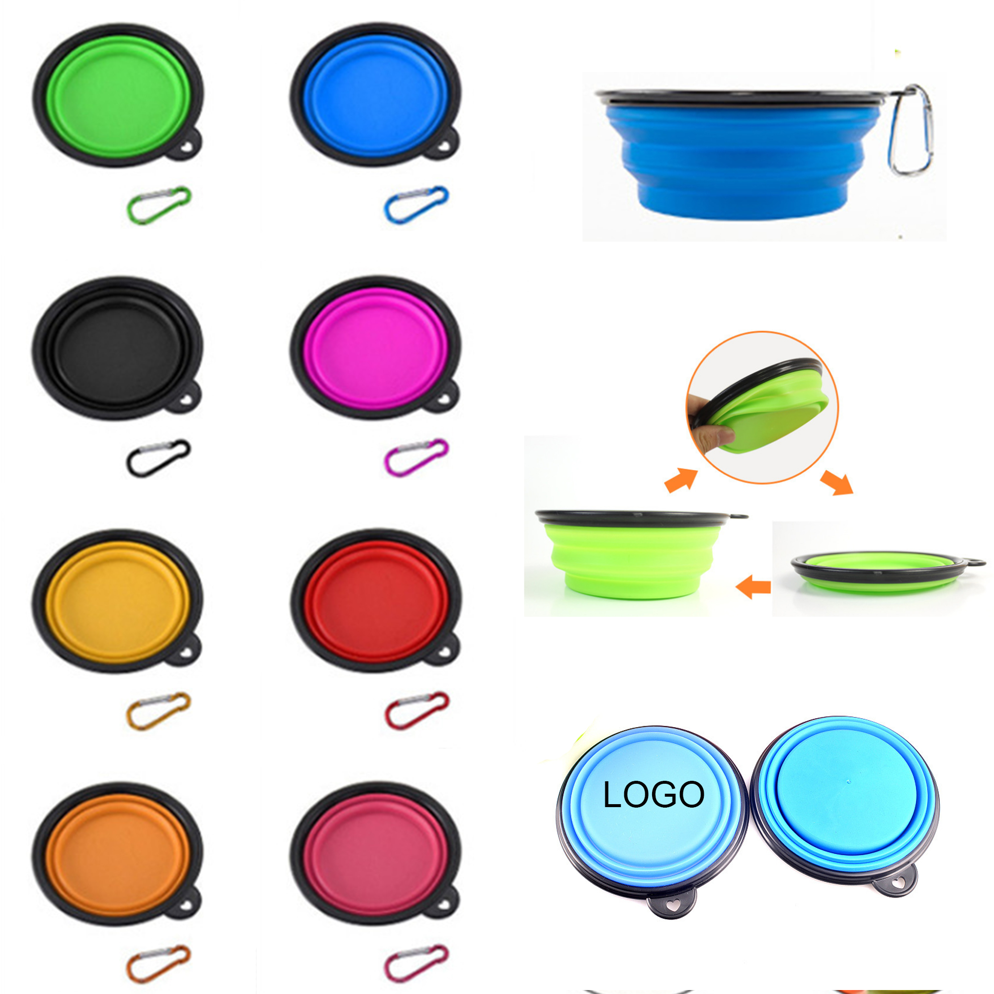 34OZ Folding Pet Bowl 2