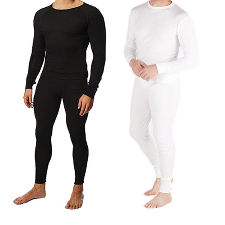 Thermal Underwear Sets - White 5X 2
