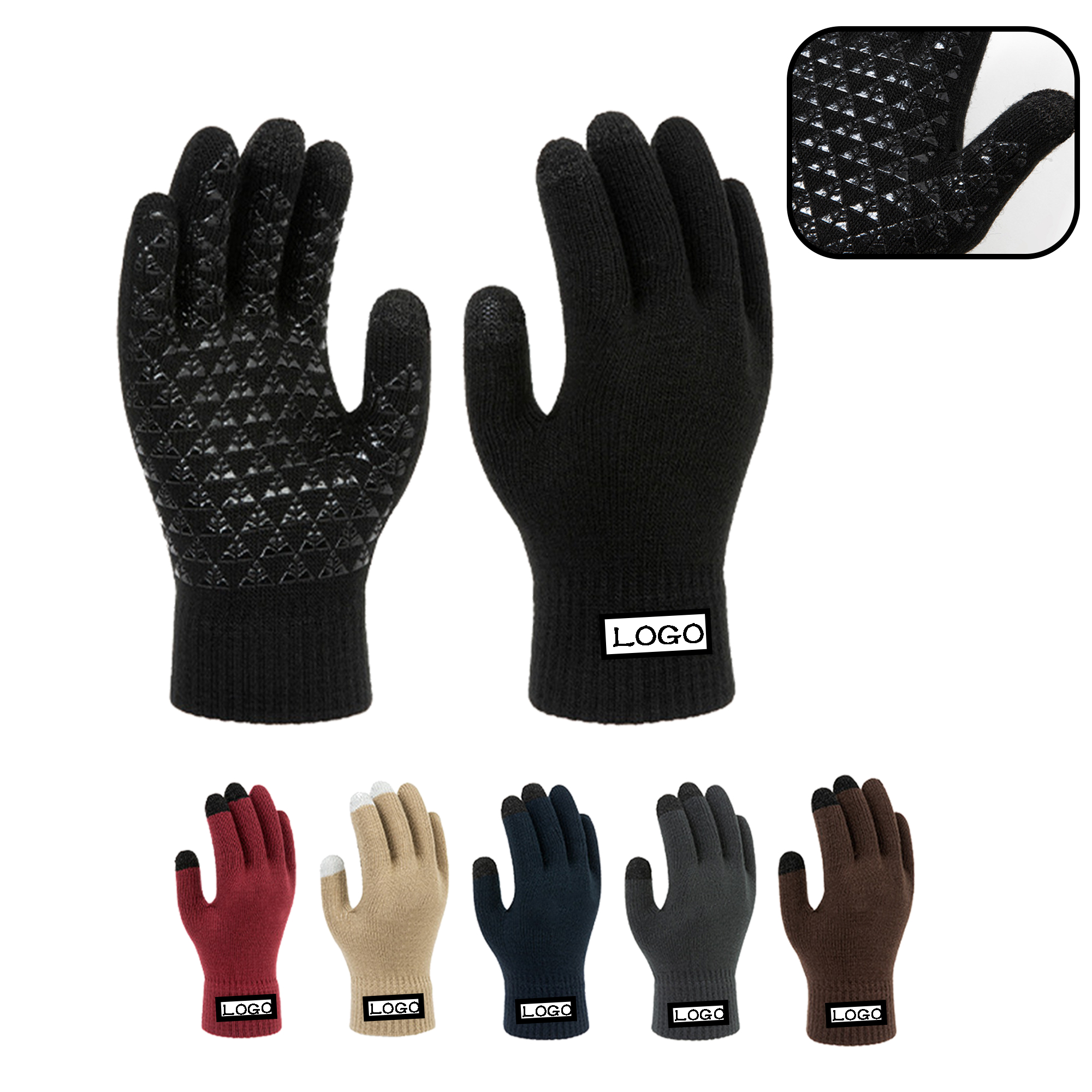 MOQ 100 PCS Knitted Gloves 2