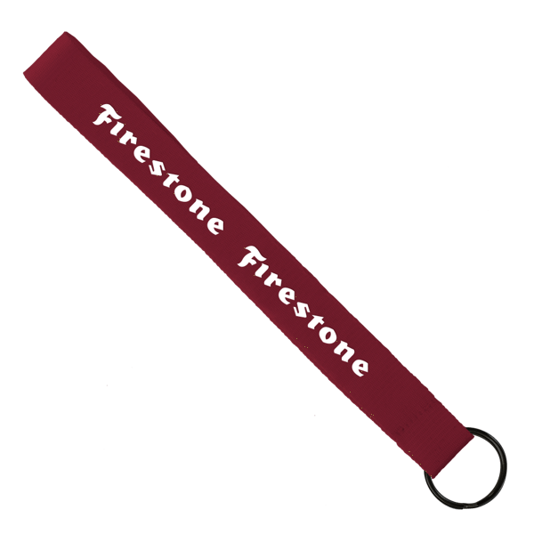 3/4" Sewn Polyester wrist Keychain with Metal Split-Ring 3