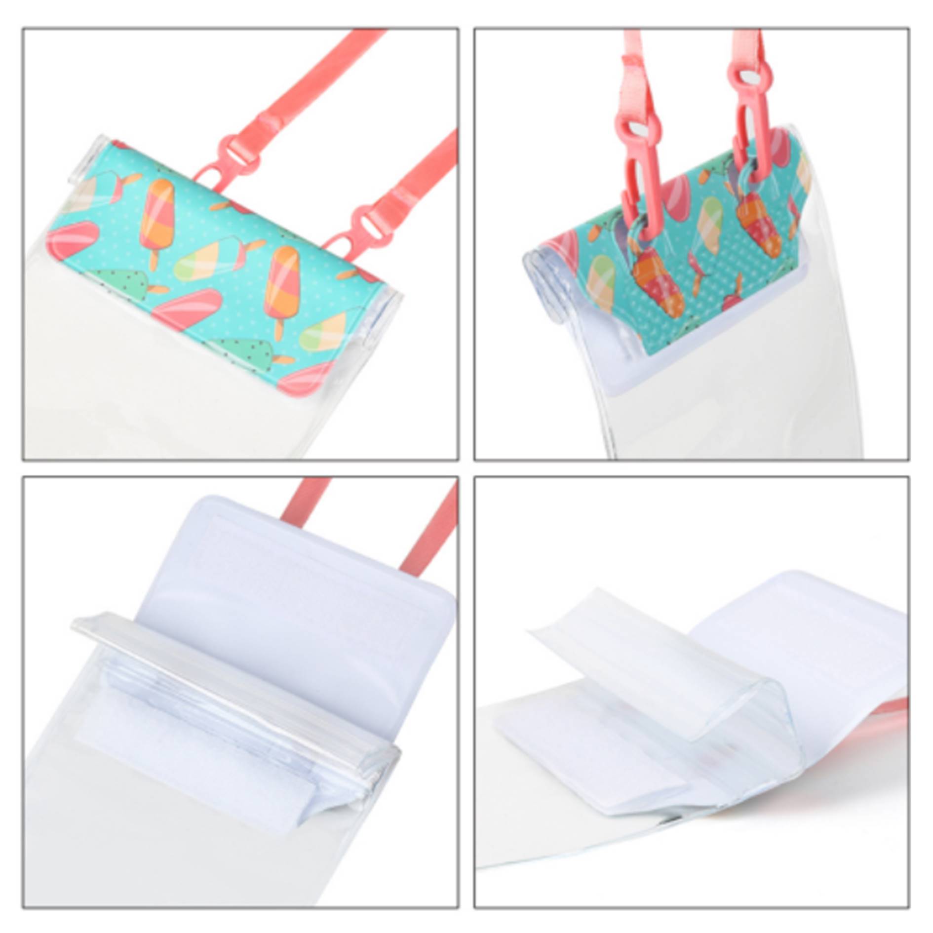 Creative Transparent Waterproof Phone Pouch 5