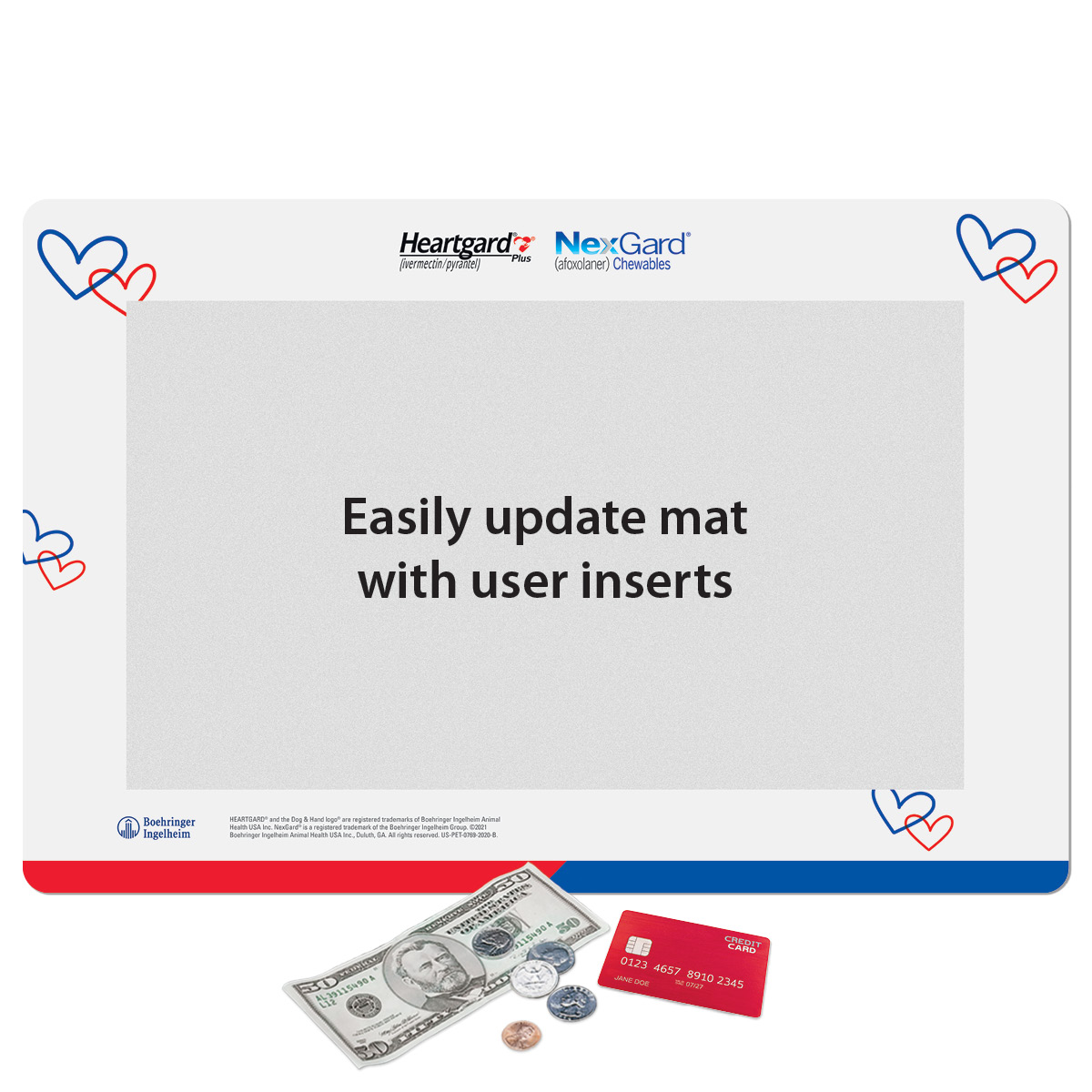 Frame-It Flex Heavy Duty Window Counter Mat-17"x26"x1/8"