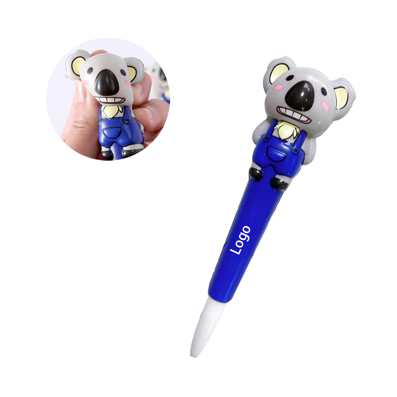 2 in 1 Squishy Bear Ball Pen and Squeeze Toy 5