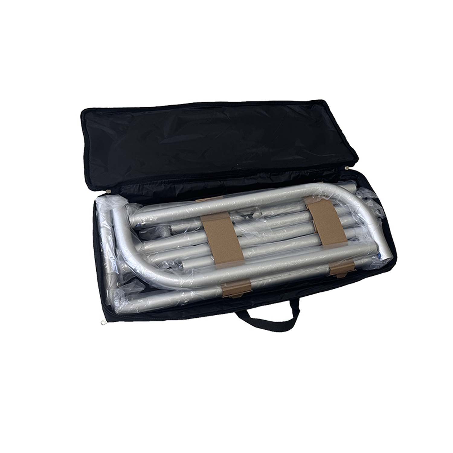 72Hr Fast Ship - Event package, 2'W Fabric banner and Premium 6' tablecloth open back 1