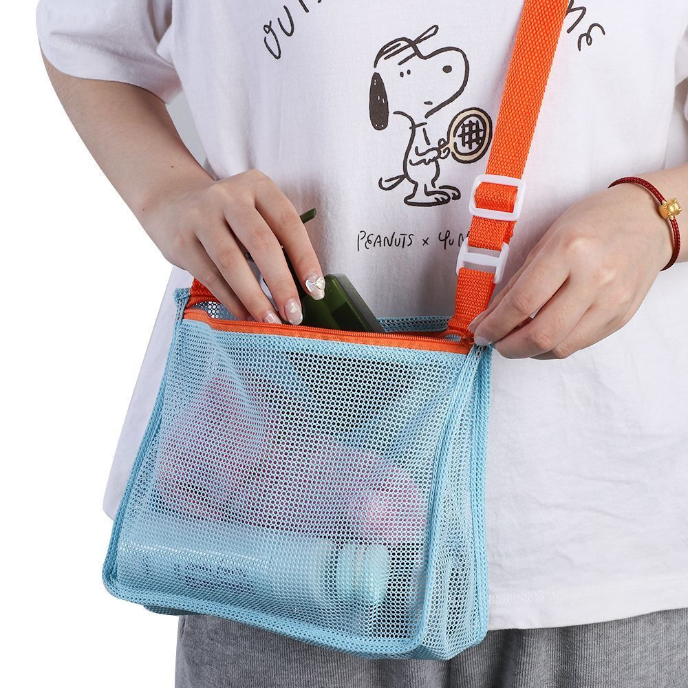 Colorful Poly Mesh and Oxford Fabric Bag 10