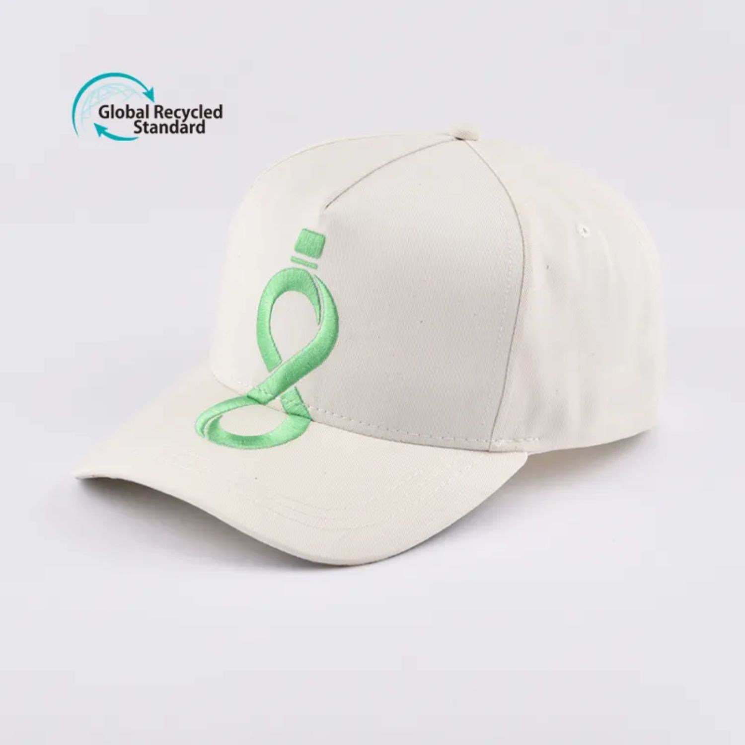 Structured 5 Panel rPET Recycled 100% Polyester Baseball Cap 4