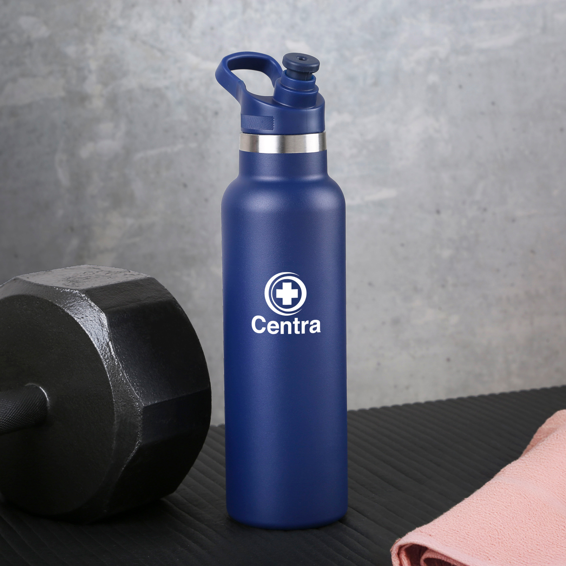 20 Oz. Surin Powder Coated Stainless Steel Bottle