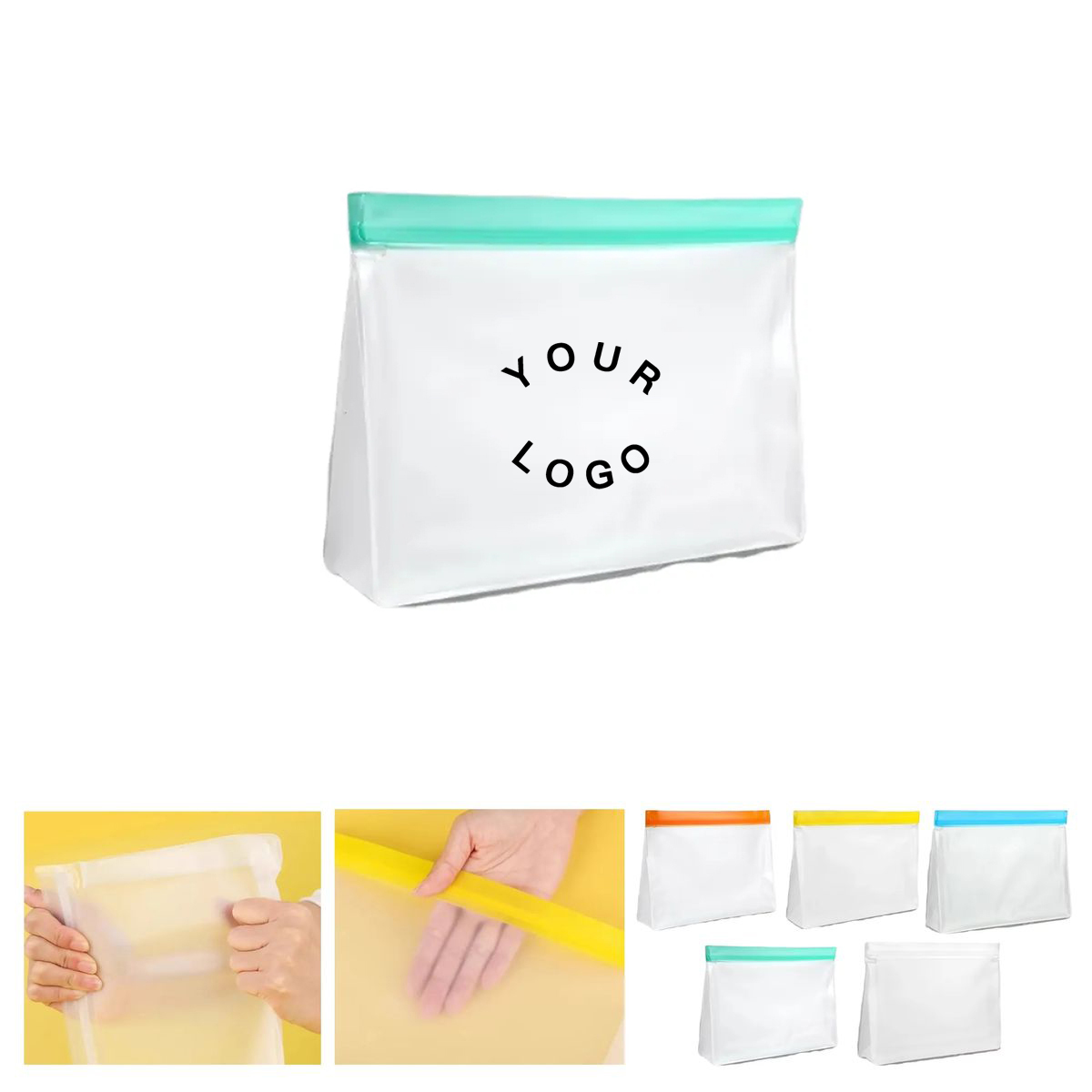 Non Toxic Reusable PEVA Freezer Bags 5