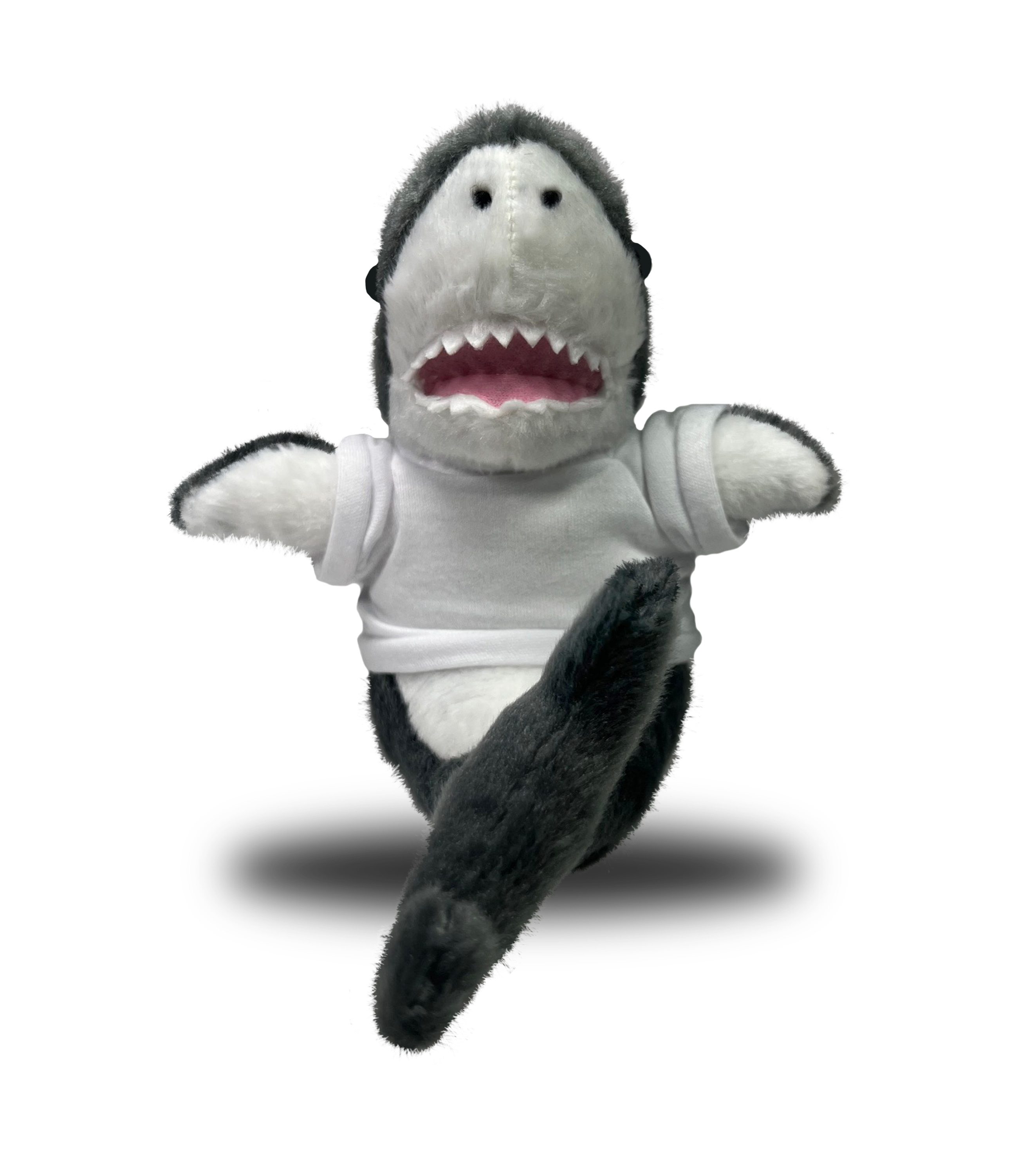 Plush Sitting Great White Shark 10