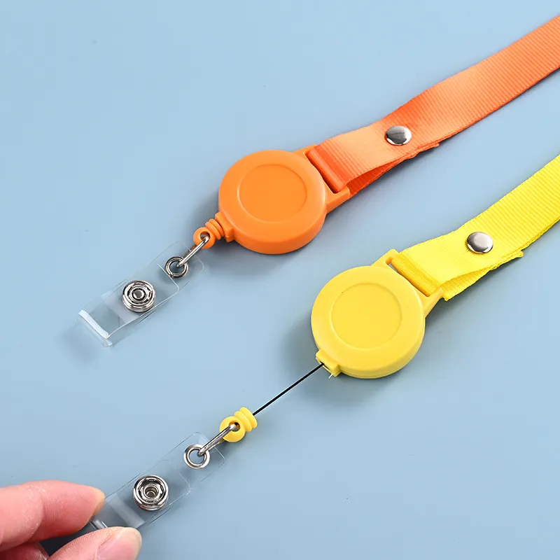 Custom Polyester Lanyard With Retractable Badge Reel 6