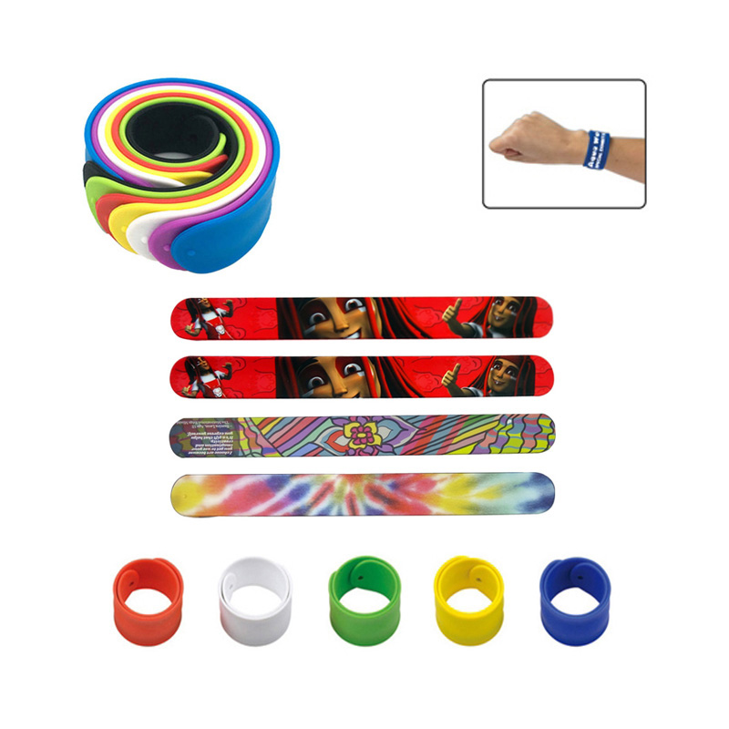 Full Color Silicone Slap Bracelet 1