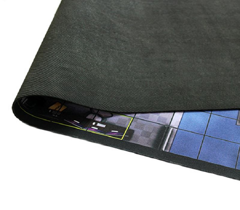 Rectangular Mouse Pad with Rubber Bottom 2