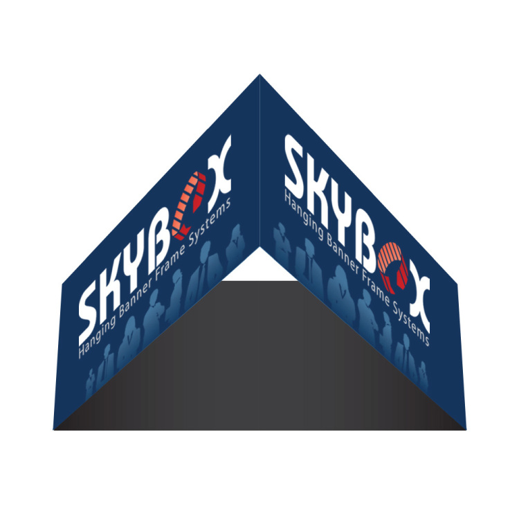 Hanging Banners (Triangle) 72in H; 8ft D