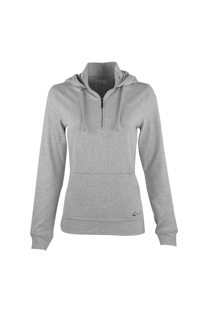 Greg Norman Women's Lab 1/4-Zip Hoodie, custom hoodie or sweatshirt with logo imprint 2