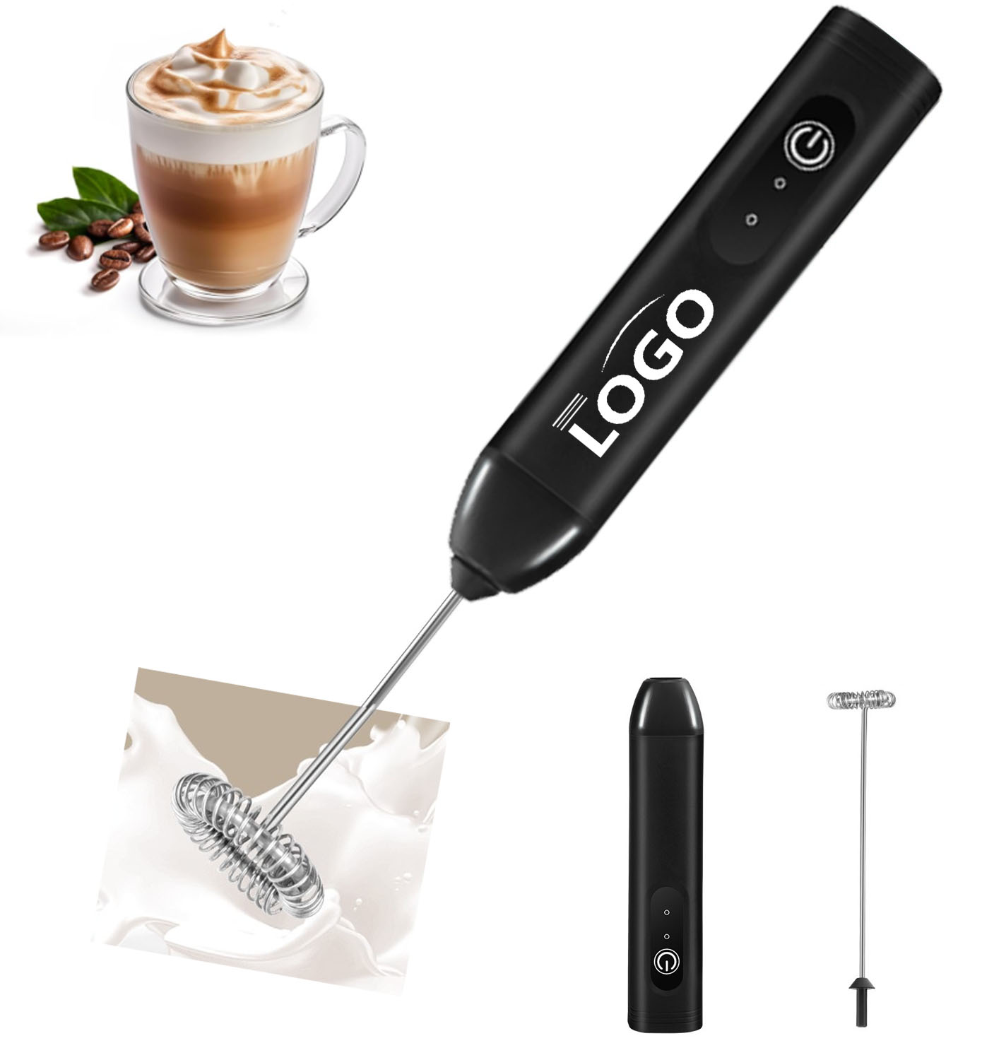 Wireless Electric Mixer Egg Beater With Type-C Mouth 2