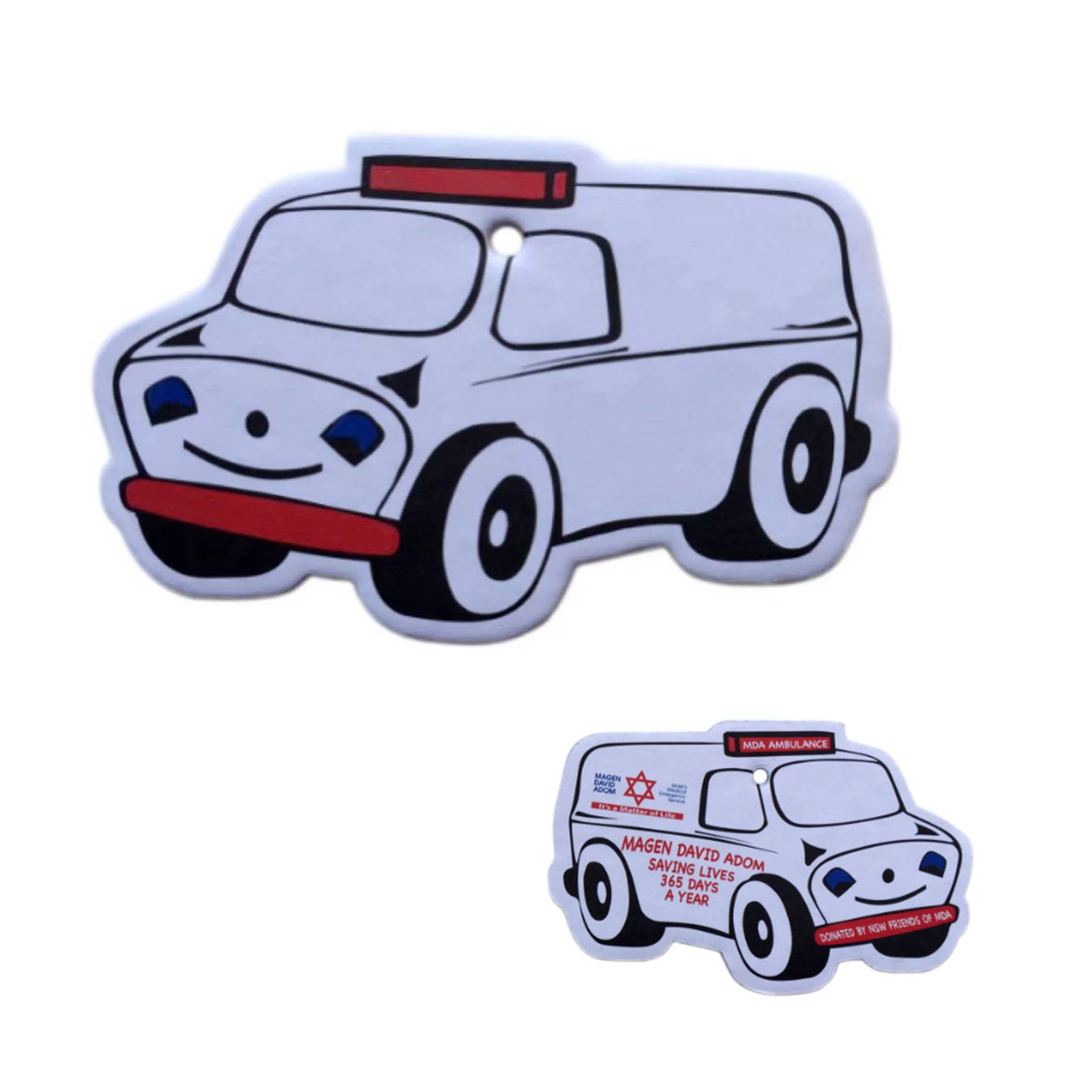 Ambulance Shaped Air Freshener Tag 3