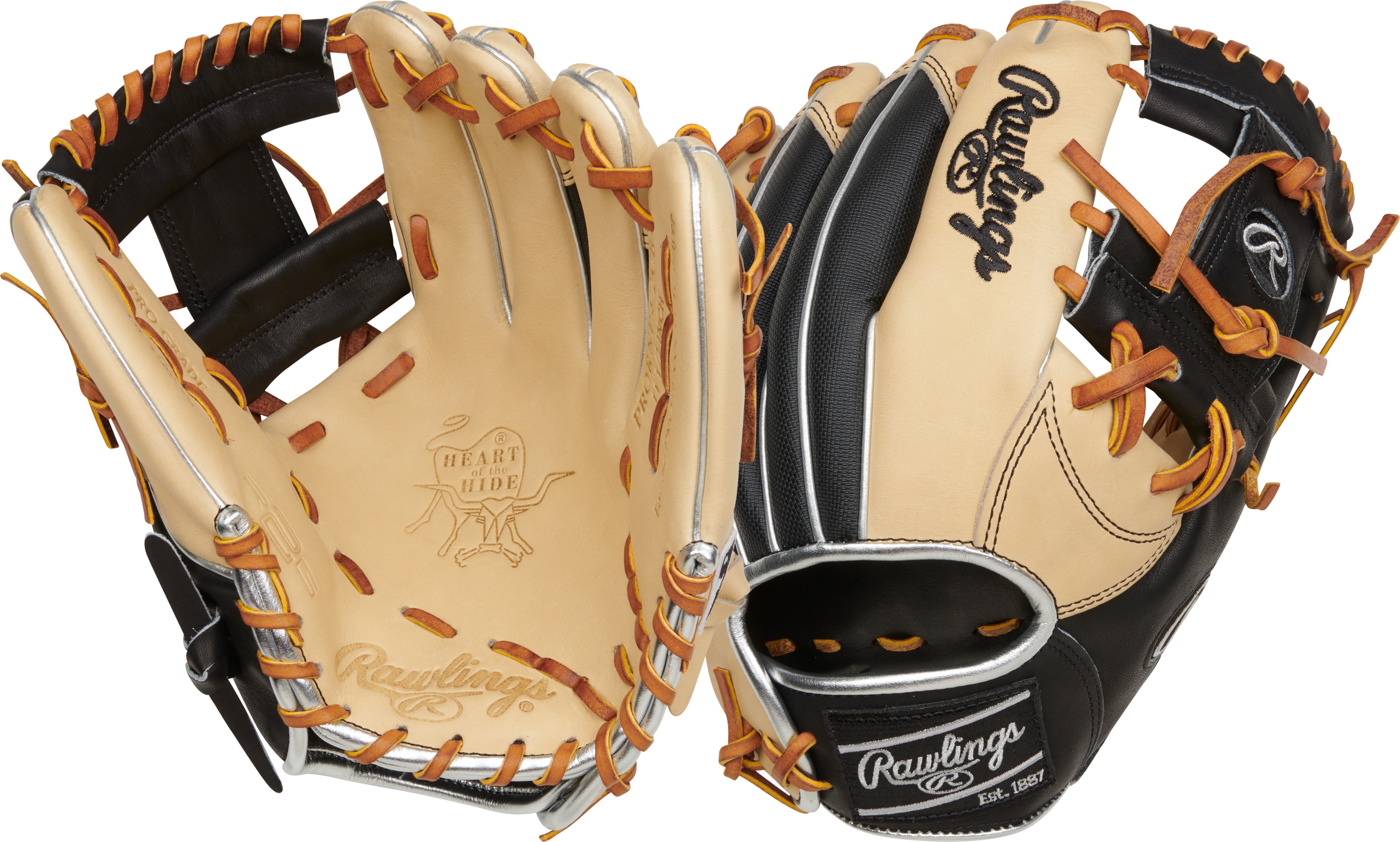 Rawlings Heart of the Hide 11.5 in Baseball Glove, 2