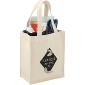 Mini 10oz Cotton Gift Tote, custom tote bag with logo imprint 6