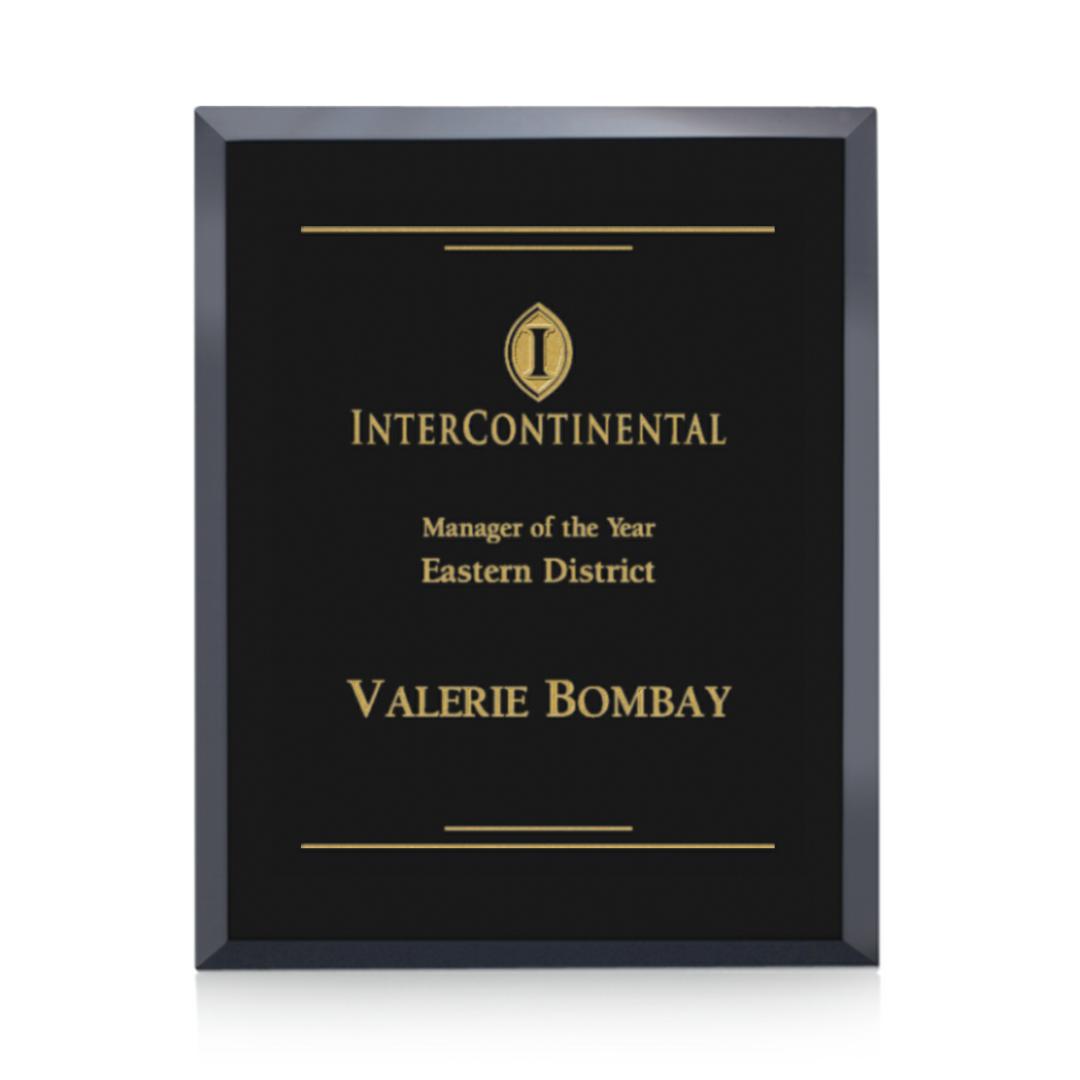 Avonlea Plaque - Black 8