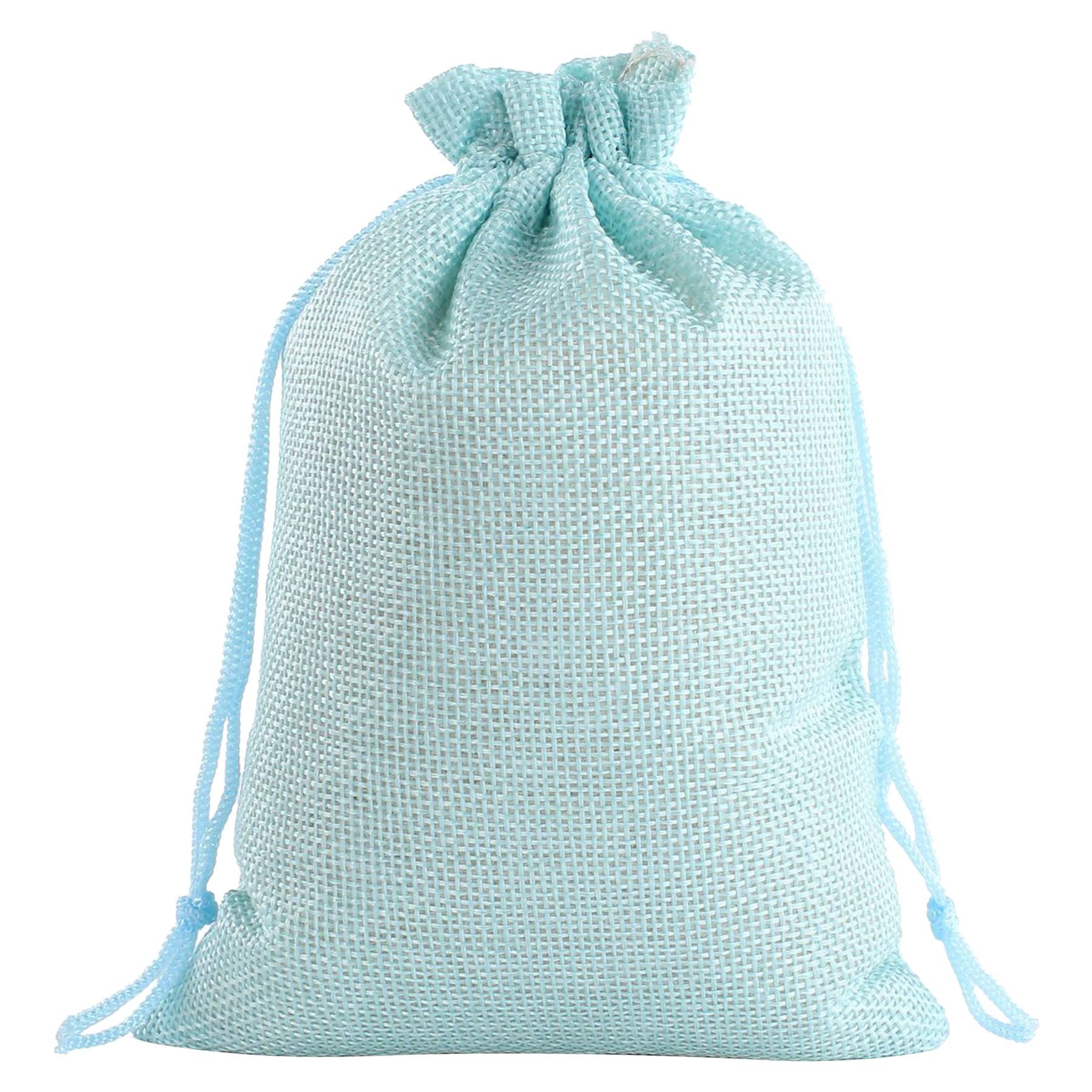 Burlap Drawstring Bag 5
